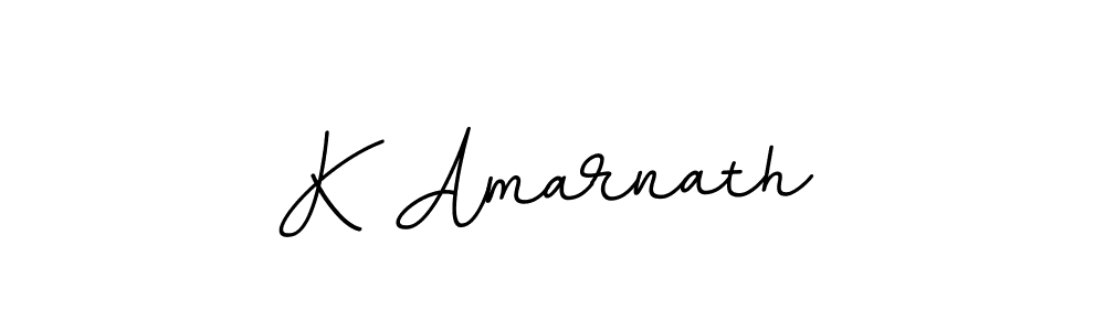 Use a signature maker to create a handwritten signature online. With this signature software, you can design (BallpointsItalic-DORy9) your own signature for name K Amarnath. K Amarnath signature style 11 images and pictures png