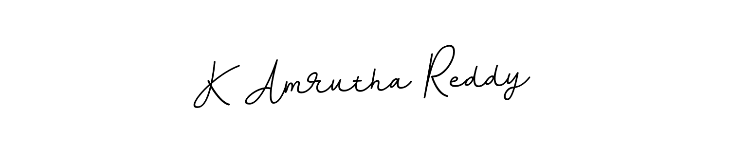 How to make K Amrutha Reddy signature? BallpointsItalic-DORy9 is a professional autograph style. Create handwritten signature for K Amrutha Reddy name. K Amrutha Reddy signature style 11 images and pictures png