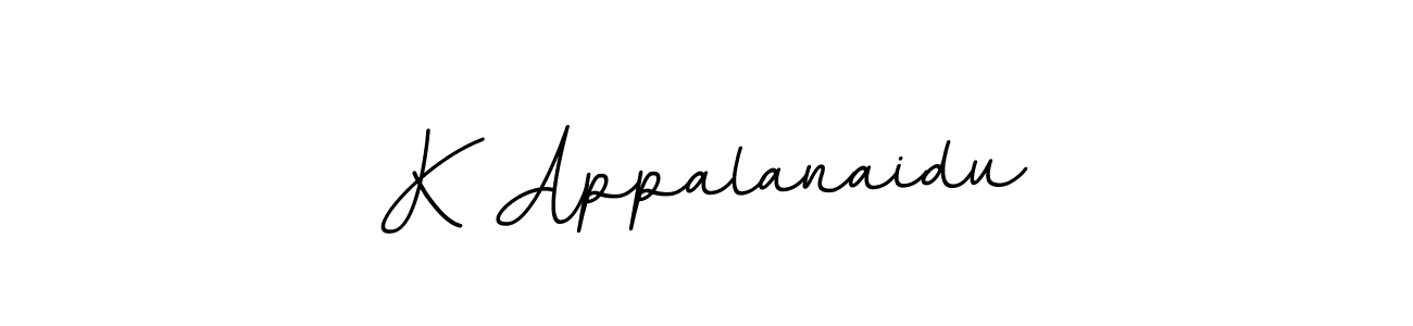 Make a beautiful signature design for name K Appalanaidu. With this signature (BallpointsItalic-DORy9) style, you can create a handwritten signature for free. K Appalanaidu signature style 11 images and pictures png