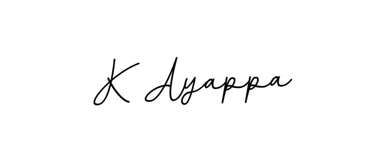 You can use this online signature creator to create a handwritten signature for the name K Ayappa. This is the best online autograph maker. K Ayappa signature style 11 images and pictures png