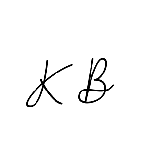 Create a beautiful signature design for name K B. With this signature (BallpointsItalic-DORy9) fonts, you can make a handwritten signature for free. K B signature style 11 images and pictures png