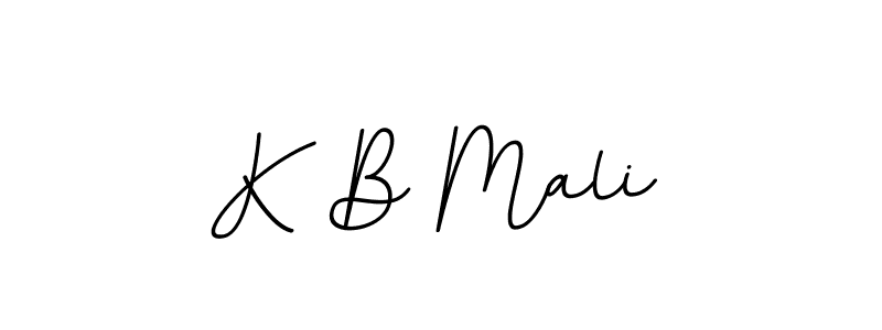 Here are the top 10 professional signature styles for the name K B Mali. These are the best autograph styles you can use for your name. K B Mali signature style 11 images and pictures png