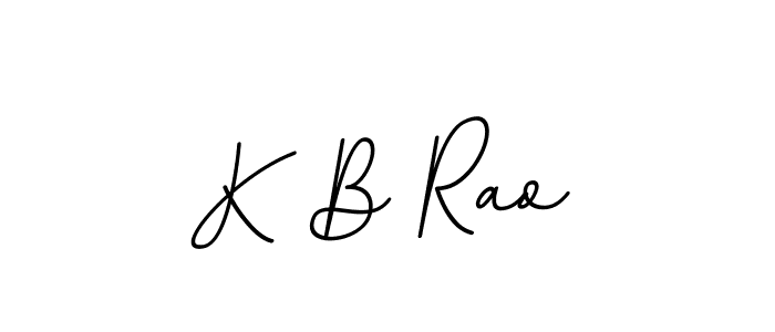 Use a signature maker to create a handwritten signature online. With this signature software, you can design (BallpointsItalic-DORy9) your own signature for name K B Rao. K B Rao signature style 11 images and pictures png