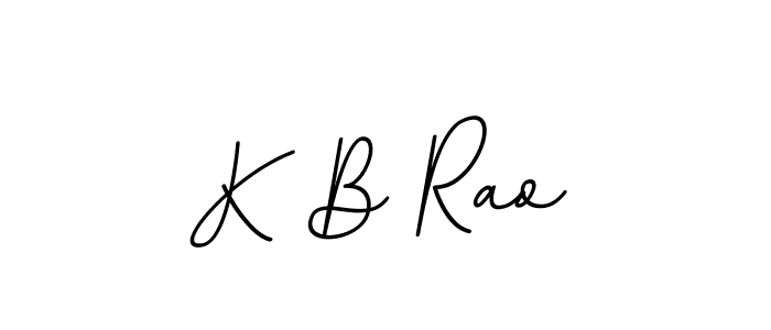 How to make K B Rao signature? BallpointsItalic-DORy9 is a professional autograph style. Create handwritten signature for K B Rao name. K B Rao signature style 11 images and pictures png