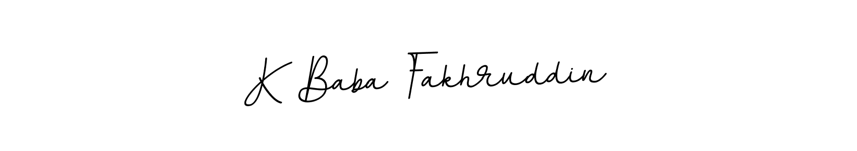 How to make K Baba Fakhruddin signature? BallpointsItalic-DORy9 is a professional autograph style. Create handwritten signature for K Baba Fakhruddin name. K Baba Fakhruddin signature style 11 images and pictures png