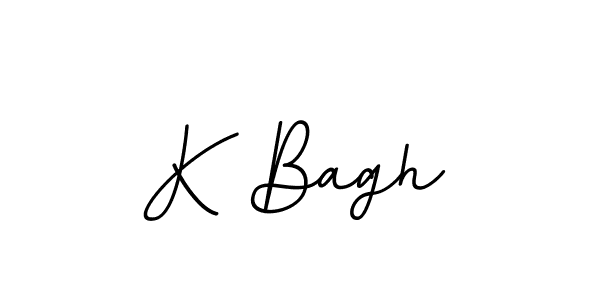 Design your own signature with our free online signature maker. With this signature software, you can create a handwritten (BallpointsItalic-DORy9) signature for name K Bagh. K Bagh signature style 11 images and pictures png