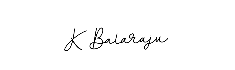 This is the best signature style for the K Balaraju name. Also you like these signature font (BallpointsItalic-DORy9). Mix name signature. K Balaraju signature style 11 images and pictures png