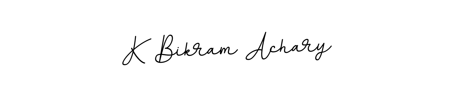 K Bikram Achary stylish signature style. Best Handwritten Sign (BallpointsItalic-DORy9) for my name. Handwritten Signature Collection Ideas for my name K Bikram Achary. K Bikram Achary signature style 11 images and pictures png