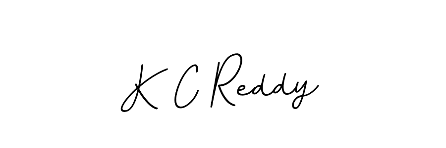 Make a beautiful signature design for name K C Reddy. With this signature (BallpointsItalic-DORy9) style, you can create a handwritten signature for free. K C Reddy signature style 11 images and pictures png