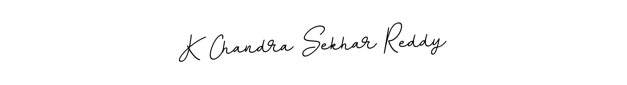 You should practise on your own different ways (BallpointsItalic-DORy9) to write your name (K Chandra Sekhar Reddy) in signature. don't let someone else do it for you. K Chandra Sekhar Reddy signature style 11 images and pictures png