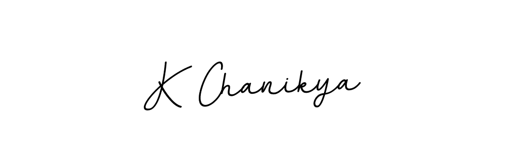 The best way (BallpointsItalic-DORy9) to make a short signature is to pick only two or three words in your name. The name K Chanikya include a total of six letters. For converting this name. K Chanikya signature style 11 images and pictures png