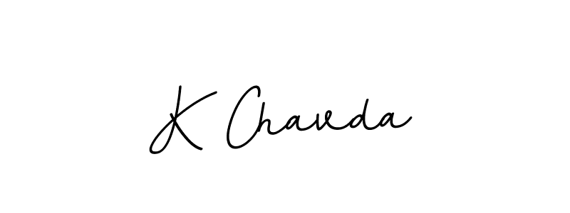 How to make K Chavda signature? BallpointsItalic-DORy9 is a professional autograph style. Create handwritten signature for K Chavda name. K Chavda signature style 11 images and pictures png