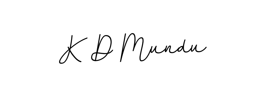 How to make K D Mundu signature? BallpointsItalic-DORy9 is a professional autograph style. Create handwritten signature for K D Mundu name. K D Mundu signature style 11 images and pictures png