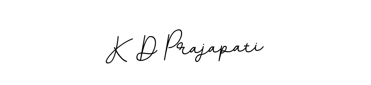 Use a signature maker to create a handwritten signature online. With this signature software, you can design (BallpointsItalic-DORy9) your own signature for name K D Prajapati. K D Prajapati signature style 11 images and pictures png