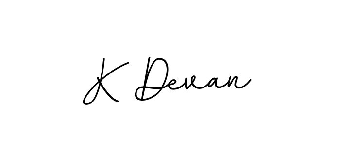 Make a beautiful signature design for name K Devan. With this signature (BallpointsItalic-DORy9) style, you can create a handwritten signature for free. K Devan signature style 11 images and pictures png
