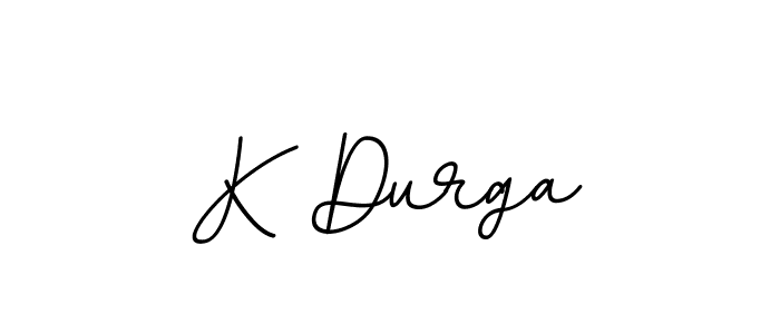 The best way (BallpointsItalic-DORy9) to make a short signature is to pick only two or three words in your name. The name K Durga include a total of six letters. For converting this name. K Durga signature style 11 images and pictures png