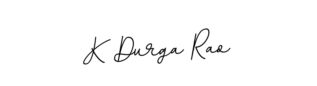 How to make K Durga Rao name signature. Use BallpointsItalic-DORy9 style for creating short signs online. This is the latest handwritten sign. K Durga Rao signature style 11 images and pictures png