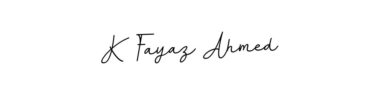 It looks lik you need a new signature style for name K Fayaz Ahmed. Design unique handwritten (BallpointsItalic-DORy9) signature with our free signature maker in just a few clicks. K Fayaz Ahmed signature style 11 images and pictures png