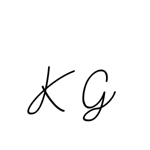 How to make K G name signature. Use BallpointsItalic-DORy9 style for creating short signs online. This is the latest handwritten sign. K G signature style 11 images and pictures png