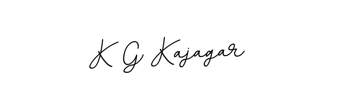 How to make K G Kajagar signature? BallpointsItalic-DORy9 is a professional autograph style. Create handwritten signature for K G Kajagar name. K G Kajagar signature style 11 images and pictures png