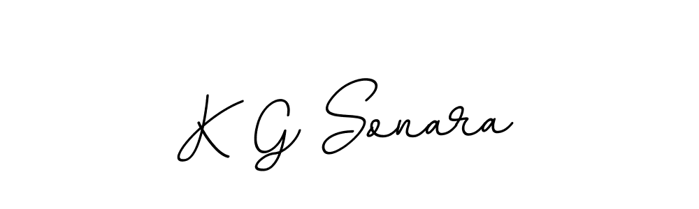 Design your own signature with our free online signature maker. With this signature software, you can create a handwritten (BallpointsItalic-DORy9) signature for name K G Sonara. K G Sonara signature style 11 images and pictures png