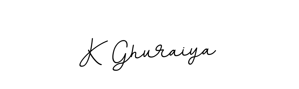 How to make K Ghuraiya signature? BallpointsItalic-DORy9 is a professional autograph style. Create handwritten signature for K Ghuraiya name. K Ghuraiya signature style 11 images and pictures png