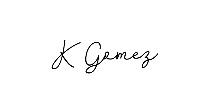 How to make K Gomez signature? BallpointsItalic-DORy9 is a professional autograph style. Create handwritten signature for K Gomez name. K Gomez signature style 11 images and pictures png