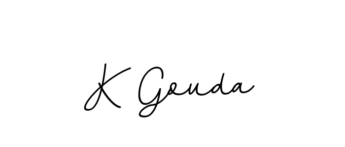 K Gouda stylish signature style. Best Handwritten Sign (BallpointsItalic-DORy9) for my name. Handwritten Signature Collection Ideas for my name K Gouda. K Gouda signature style 11 images and pictures png