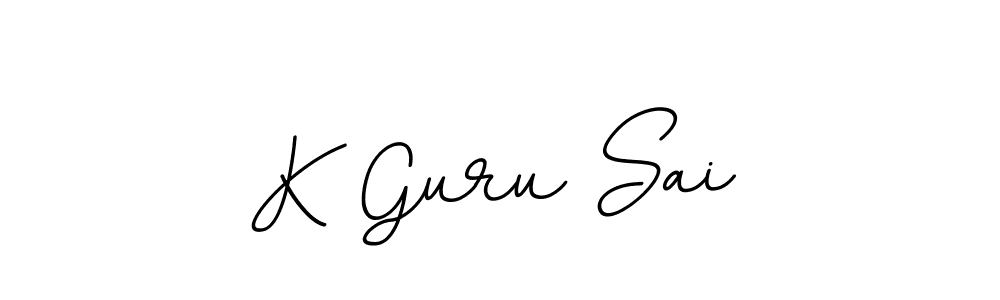 You can use this online signature creator to create a handwritten signature for the name K Guru Sai. This is the best online autograph maker. K Guru Sai signature style 11 images and pictures png