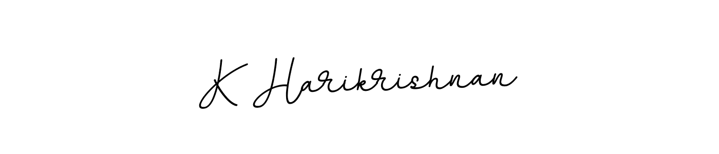 It looks lik you need a new signature style for name K Harikrishnan. Design unique handwritten (BallpointsItalic-DORy9) signature with our free signature maker in just a few clicks. K Harikrishnan signature style 11 images and pictures png
