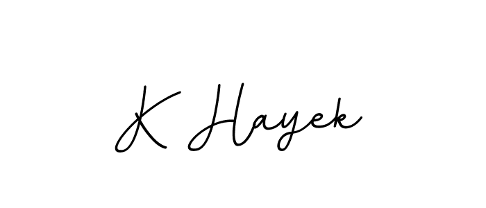 K Hayek stylish signature style. Best Handwritten Sign (BallpointsItalic-DORy9) for my name. Handwritten Signature Collection Ideas for my name K Hayek. K Hayek signature style 11 images and pictures png