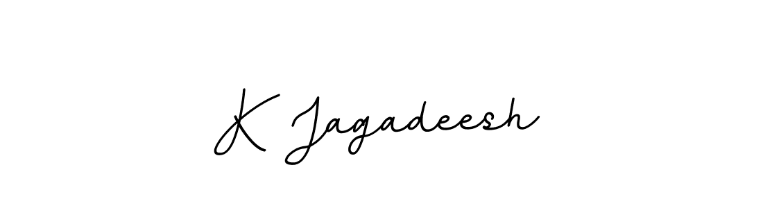 Make a beautiful signature design for name K Jagadeesh. With this signature (BallpointsItalic-DORy9) style, you can create a handwritten signature for free. K Jagadeesh signature style 11 images and pictures png