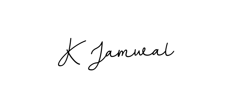 BallpointsItalic-DORy9 is a professional signature style that is perfect for those who want to add a touch of class to their signature. It is also a great choice for those who want to make their signature more unique. Get K Jamwal name to fancy signature for free. K Jamwal signature style 11 images and pictures png