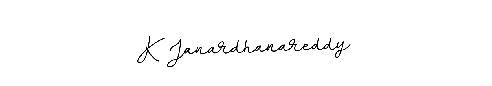 Make a beautiful signature design for name K Janardhanareddy. With this signature (BallpointsItalic-DORy9) style, you can create a handwritten signature for free. K Janardhanareddy signature style 11 images and pictures png