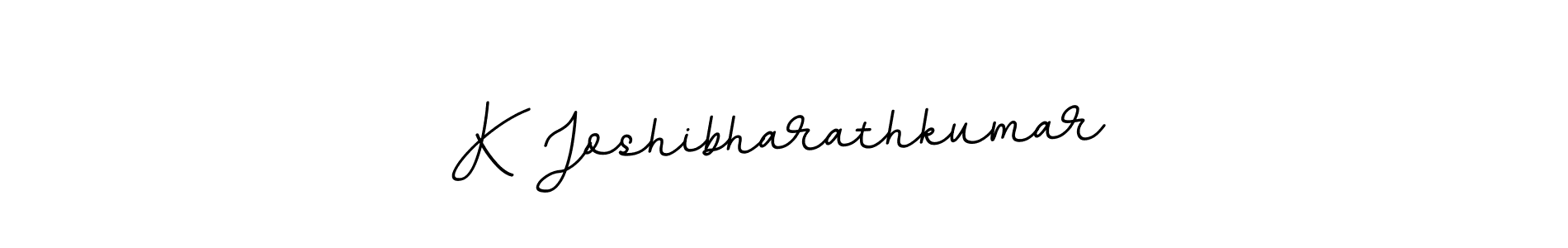 Make a beautiful signature design for name K Joshibharathkumar. With this signature (BallpointsItalic-DORy9) style, you can create a handwritten signature for free. K Joshibharathkumar signature style 11 images and pictures png