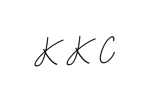 Use a signature maker to create a handwritten signature online. With this signature software, you can design (BallpointsItalic-DORy9) your own signature for name K K C. K K C signature style 11 images and pictures png