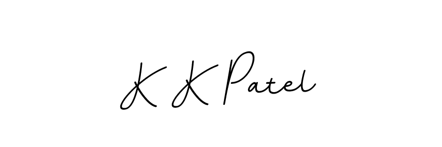 Use a signature maker to create a handwritten signature online. With this signature software, you can design (BallpointsItalic-DORy9) your own signature for name K K Patel. K K Patel signature style 11 images and pictures png