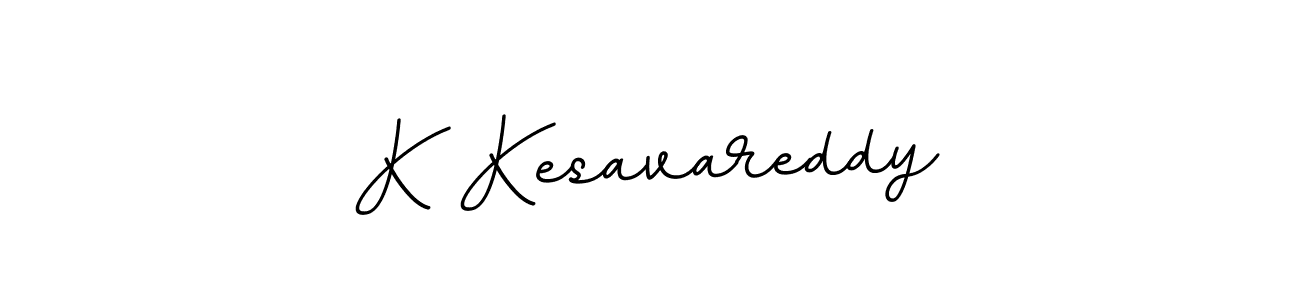 How to make K Kesavareddy name signature. Use BallpointsItalic-DORy9 style for creating short signs online. This is the latest handwritten sign. K Kesavareddy signature style 11 images and pictures png