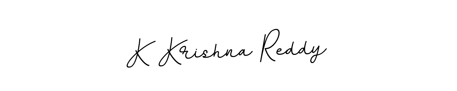 This is the best signature style for the K Krishna Reddy name. Also you like these signature font (BallpointsItalic-DORy9). Mix name signature. K Krishna Reddy signature style 11 images and pictures png