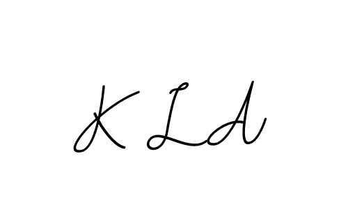 It looks lik you need a new signature style for name K L A. Design unique handwritten (BallpointsItalic-DORy9) signature with our free signature maker in just a few clicks. K L A signature style 11 images and pictures png