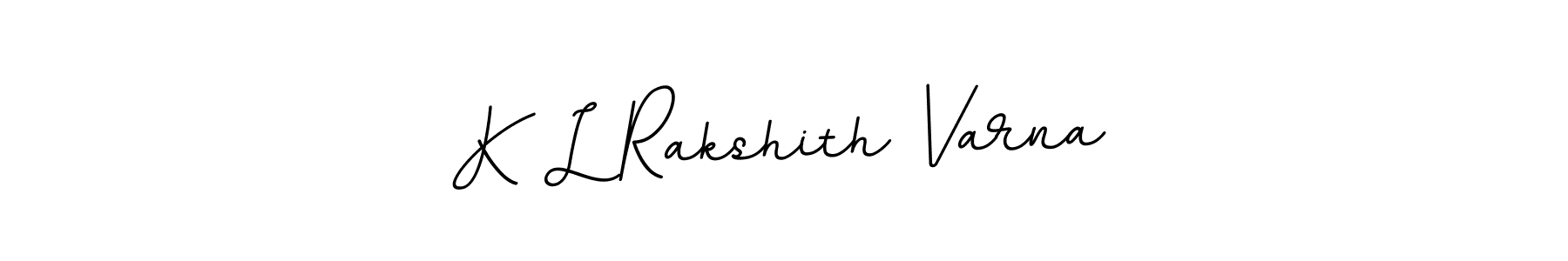 How to Draw K L Rakshith Varna signature style? BallpointsItalic-DORy9 is a latest design signature styles for name K L Rakshith Varna. K L Rakshith Varna signature style 11 images and pictures png