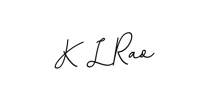 This is the best signature style for the K L Rao name. Also you like these signature font (BallpointsItalic-DORy9). Mix name signature. K L Rao signature style 11 images and pictures png