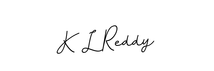 BallpointsItalic-DORy9 is a professional signature style that is perfect for those who want to add a touch of class to their signature. It is also a great choice for those who want to make their signature more unique. Get K L Reddy name to fancy signature for free. K L Reddy signature style 11 images and pictures png