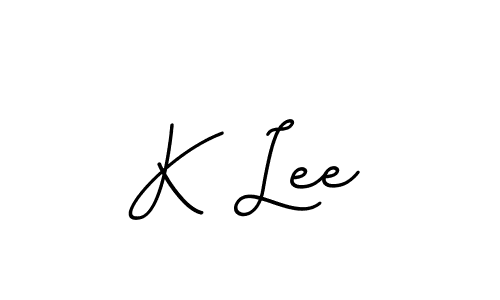 Also we have K Lee name is the best signature style. Create professional handwritten signature collection using BallpointsItalic-DORy9 autograph style. K Lee signature style 11 images and pictures png