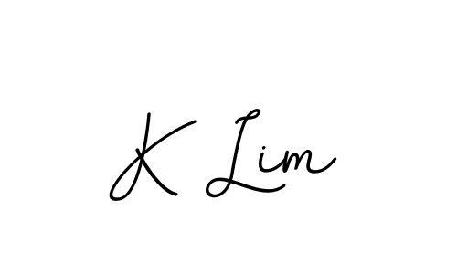 It looks lik you need a new signature style for name K Lim. Design unique handwritten (BallpointsItalic-DORy9) signature with our free signature maker in just a few clicks. K Lim signature style 11 images and pictures png