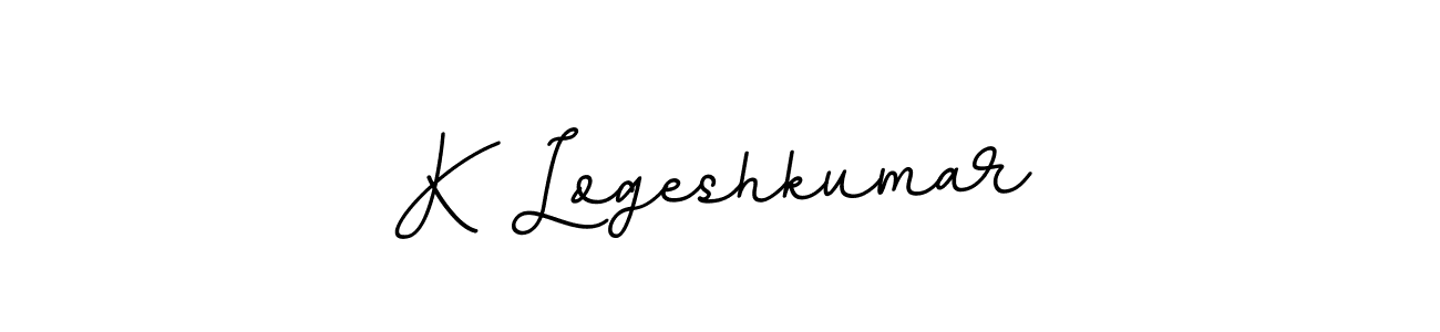Also we have K Logeshkumar name is the best signature style. Create professional handwritten signature collection using BallpointsItalic-DORy9 autograph style. K Logeshkumar signature style 11 images and pictures png