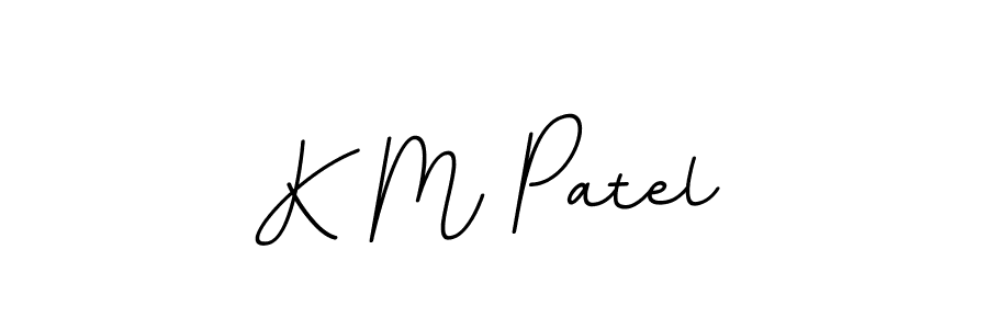 How to make K M Patel signature? BallpointsItalic-DORy9 is a professional autograph style. Create handwritten signature for K M Patel name. K M Patel signature style 11 images and pictures png