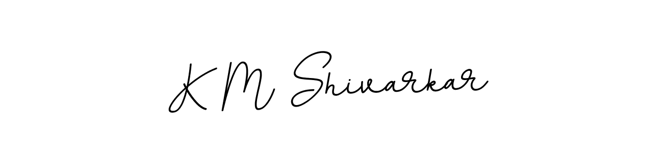 Similarly BallpointsItalic-DORy9 is the best handwritten signature design. Signature creator online .You can use it as an online autograph creator for name K M Shivarkar. K M Shivarkar signature style 11 images and pictures png