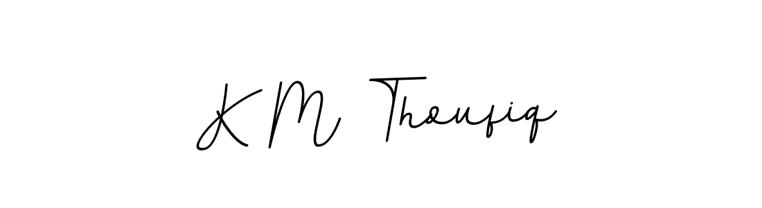 You can use this online signature creator to create a handwritten signature for the name K M Thoufiq. This is the best online autograph maker. K M Thoufiq signature style 11 images and pictures png