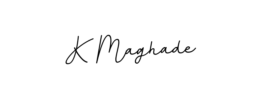 How to make K Maghade signature? BallpointsItalic-DORy9 is a professional autograph style. Create handwritten signature for K Maghade name. K Maghade signature style 11 images and pictures png